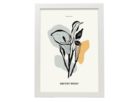 Póster Artemante NACNIC Pop. Ilustrações artísticas modernas para decoração de interiores.