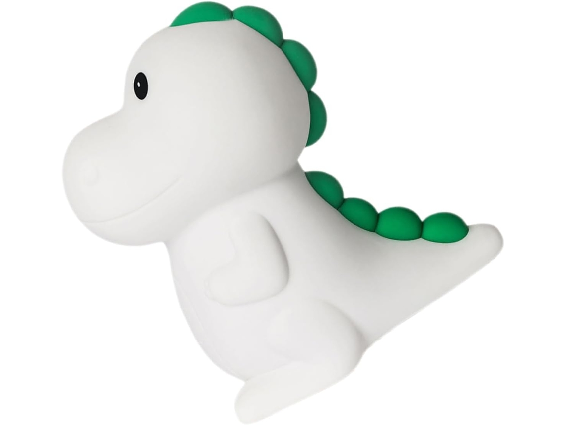 Luminária Noturna Decorativa De Dinossauro Em Silicone, Abajur De Cabeceira Com Intensidade Ajustável Para Quartos De Meninos E Meninas