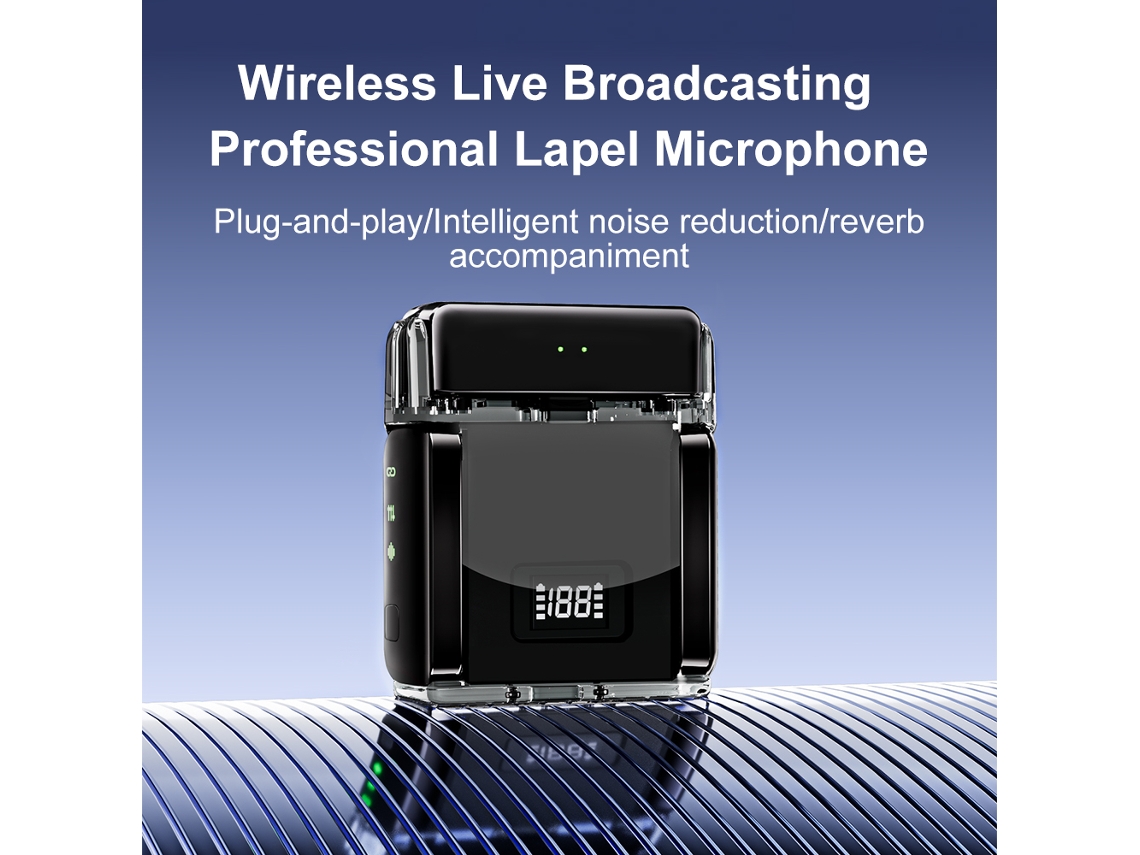 Microfone Lapela Sem Fio LAXISCREED