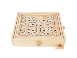 Primerox brinquedo de Labirinto de Madeira Educativo para Crianças com Treinamento Cerebral 3 Anos+