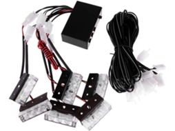 Luz De Advertência Estroboscópica Led Solustre Para Veículos, Luzes Estroboscópicas De Emergência Alta Potência, Lâmpada
