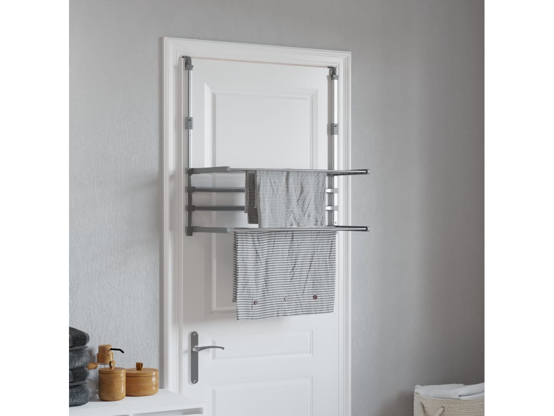 Vidaxl Estendal Para Varanda 89x25x(60-95) Cm Alumínio
