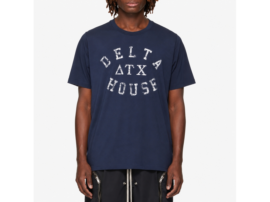 Rockinstone Animal House Movie Delta House Navy Adult T-shirt Size:s
