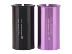 Adaptador De Tubo De Selim Em Alumínio Cnc Com Textura Cd Encasamento Redutor 27.2-31.6mm Para Bicicleta