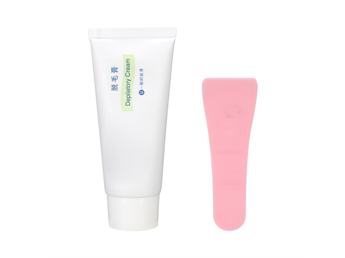 Creme depilatório indolor 60g para mulheres, depilação das axilas, pernas, braços e corpo.