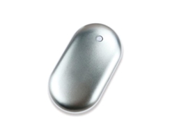 Carregador portátil aquecedor USB e aquecedor de mãos no inverno 200mAh recarregável (prata) BININBOX
