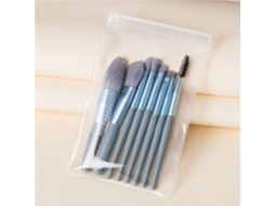 Conjunto de 8 Pincéis de Maquiagem Macios e Fofos , Ferramentas de Maquiagem MDUG (azul)