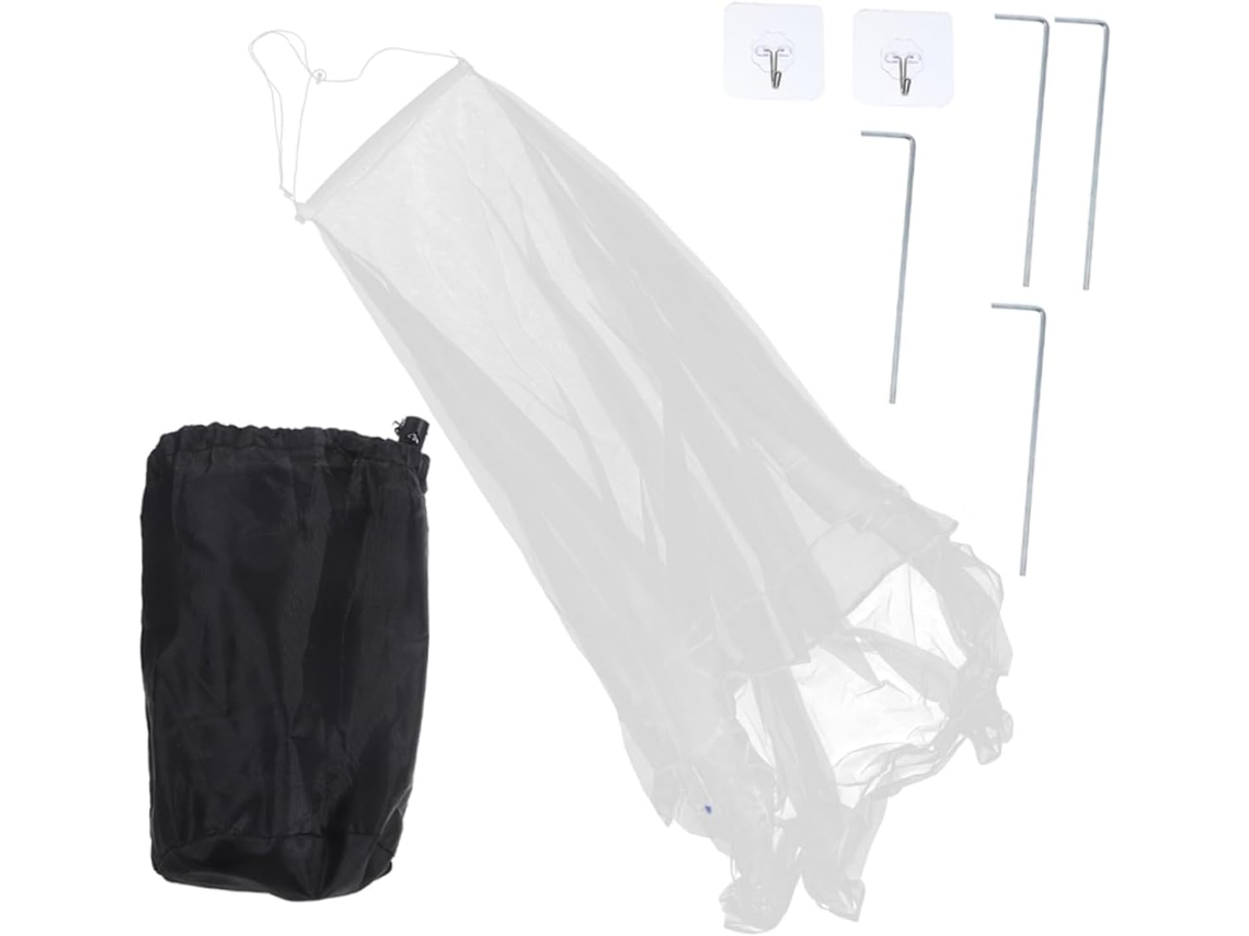 Tenda Com Rede Mosquiteira Para Cama De Casal, Ideal Para Camping E Proteção Eficaz Contra Intempéries, Para Uso Interno