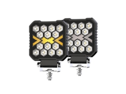 Luzes de Trabalho Led de 4 Polegadas para Camiões Luz Auxiliar Off road de 30w para Tractores, Suv, Atv e Barcos (branca e Âmbar)