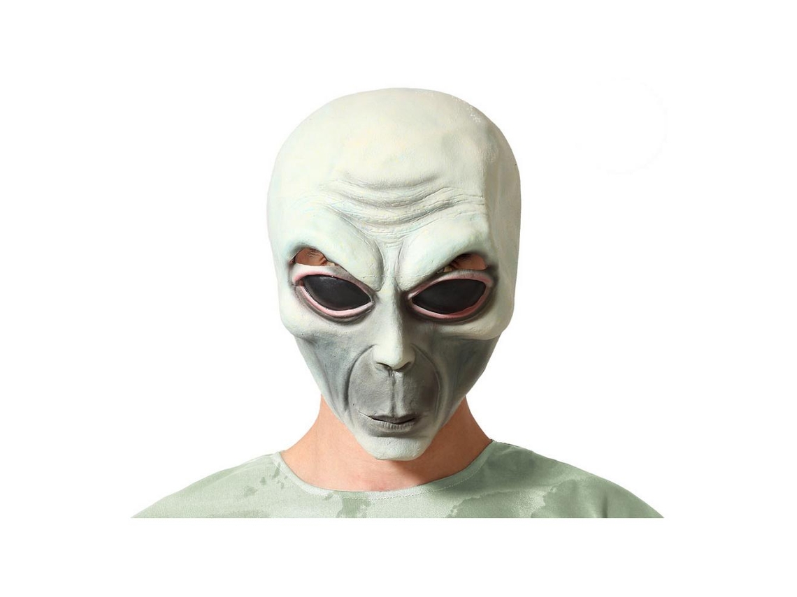 Máscara Halloween Alien Verde