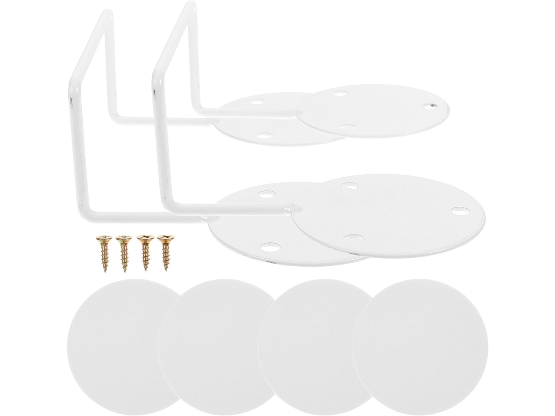 Toddmomy Protetores De Colchão Antiderrapantes Em Aço Inoxidável Branco, 2 Peças
