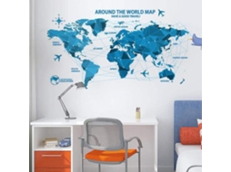 Adesivos de parede para decoração de casa com tema de inglês (60x90cm)
