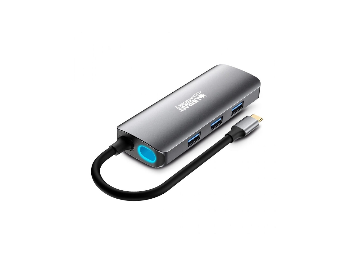 Hub USB-C URBAN FACTORY MHC50UF (Entrada de cartões de memória microSD)