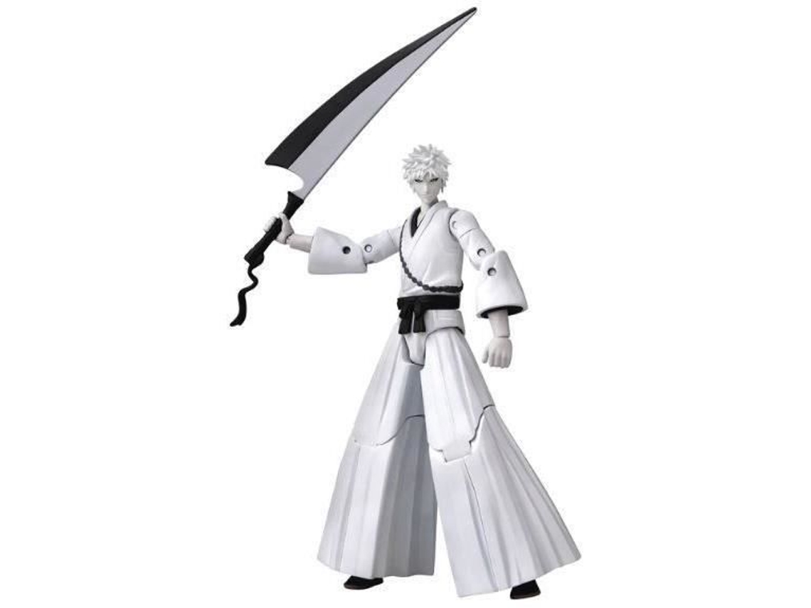 Figura de heróis de anime - BANDAI NAMCO - Bleach - Kurosaki Ichigo branco - 17 cm