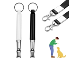 Apito Ultrassônico para Cães, de Chamada, com 2 Cordões, Antilatido, Alto e Longo a Lcance, Treinamen GOKOCO