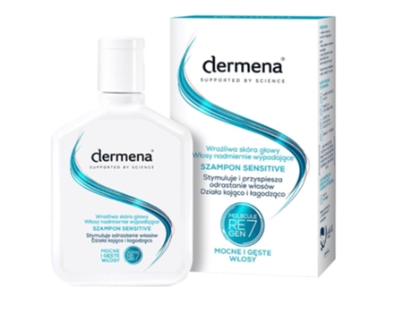 Dermena, Champô Sensível Para Couro Cabeludo Sensível, Queda Excessiva De Cabelo, 200 Ml Pharmena