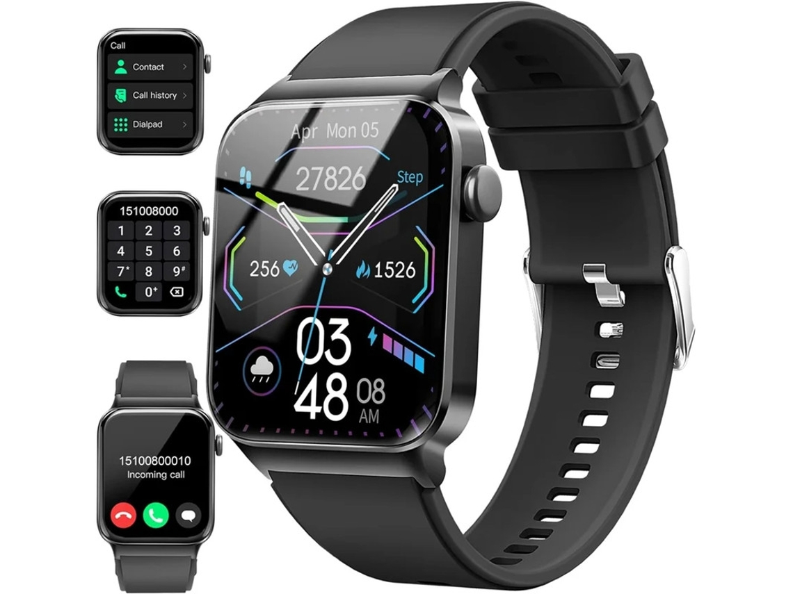 Smartwatch 1.85 Smartwatch Attend/Fazer Chat Fitness Tracker À Prova Dágua Ip68 Mais de 100 Modos Esportivos Monitor de Frequência Bestvite