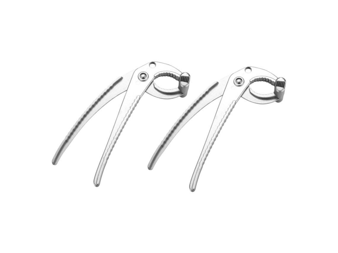Pinças De Aço Inoxidável Popetpop 2 Peças, Utensílio Prático Para Pratos, Tigelas E Bandejas Quentes Na Cozinha