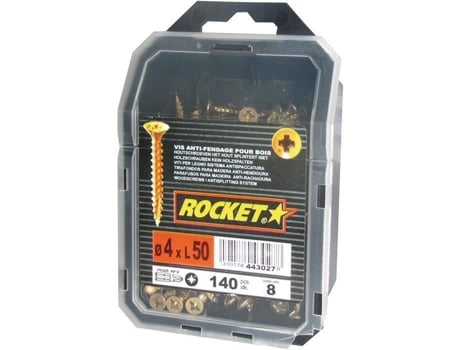 Parafuso Foguete Escareado Pozi 4x50 Mm Rocket