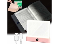 Luz De Leitura Inteligente, Recarregável, Com Led Transparente E