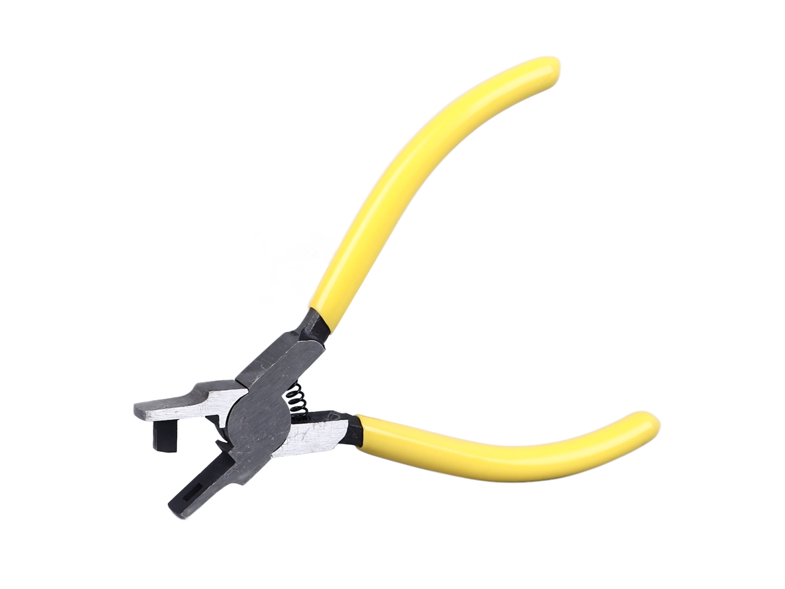 Furador De Banda De Relógio Com Pinça De Aço Carbono Para Furos Quadrados 4x2mm Couro Borracha