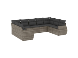 Garden Sofa Set, Garden Sofa Sets Vidaxl Cinzeto Rattan / Vime (n/a)