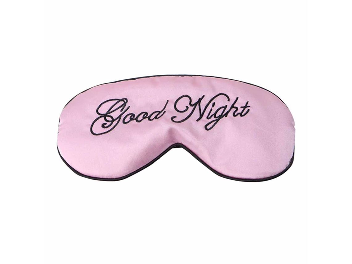 Máscara de Dormir Rosa Claro, Seda para os Olhos, Ideal para Viagens Aéreas, Boa Noite, Tamanho Único AQUAFORGE