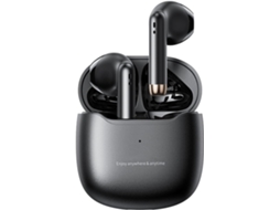 Fones de Ouvido Sem Fio Bluetooth 5.3 com Microfone para Exercícios, Cancelamento de Ruído, Graves Profundos JIAPEI (preto)