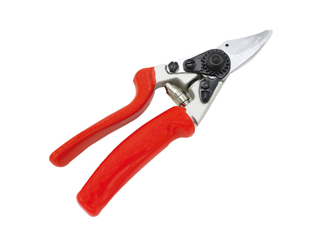 Tesoura De Poda Profissional Para Jardim – Com Cabo Ergonômico Vermelho
