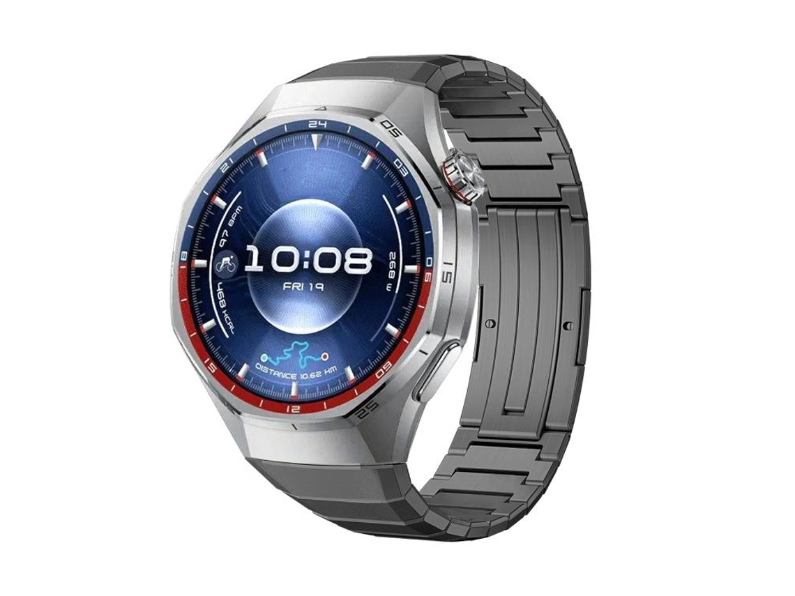 Pulseira De Relógio De Liga De Titânio Com Fivela Dobrável One Bead Para Huawei Watch Gt 6 Pro Cinza Titânio Csyy