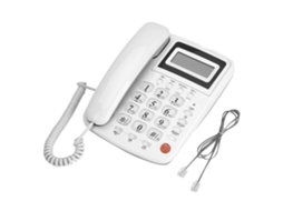 Telefone Fixo Sem Bateria Para Escritório E Casa Com Identificação De Chamadas E Display