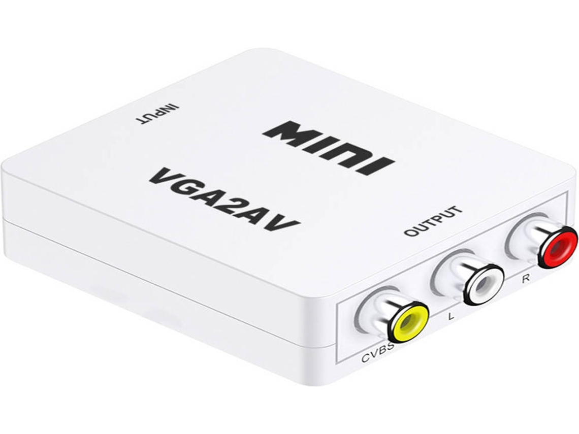 Conversor De Vídeo Veanxin Hw 2111 (mini Vga Av)