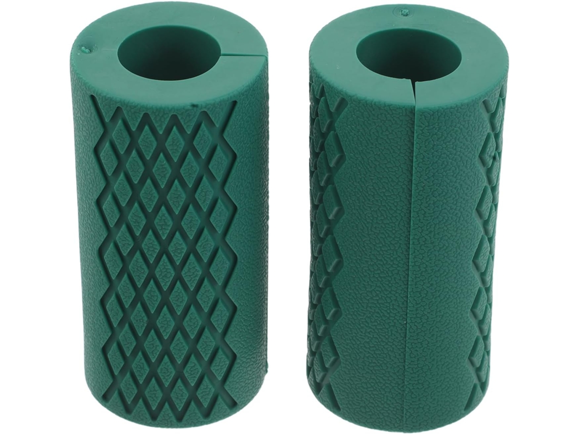 Protetores De Ombro Healifty Em Silicone Verde Para Barra Levantamento