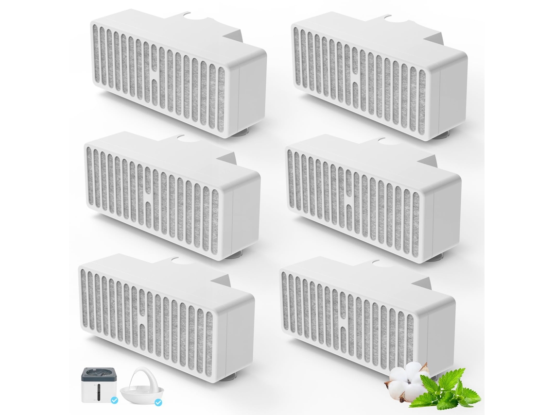 Filtros De Sucção Tipo T, Pacote Com 6 Unidades, Para Dispensador De Água Swan De 80 Oz (2,36 Litros).