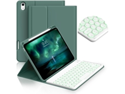 Capa Com Teclado Bluetooth Para Redmi Pad2 11 Polegada (português-verde)