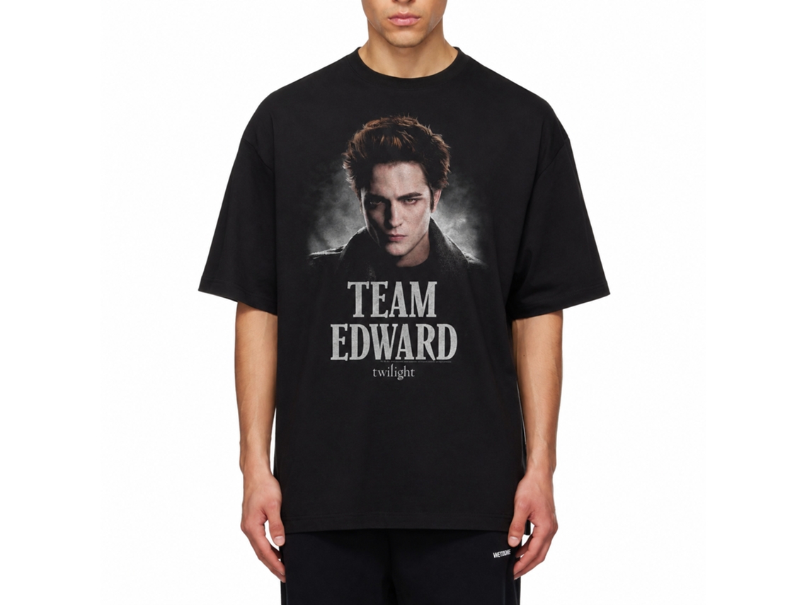 Rockinstone Twilight Movie Team Edward Black Adult T-shirt Size:s