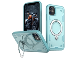 Capa Armor Híbrida Pc Tpu Para Iphone 11 - Suporte De Anel Magsafe