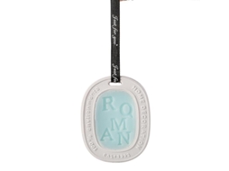 Peça De Cera De Gesso Aromática Pendurada Para Armário Quarto Sem Chama Aroma Oceânico Azul 10x8cm