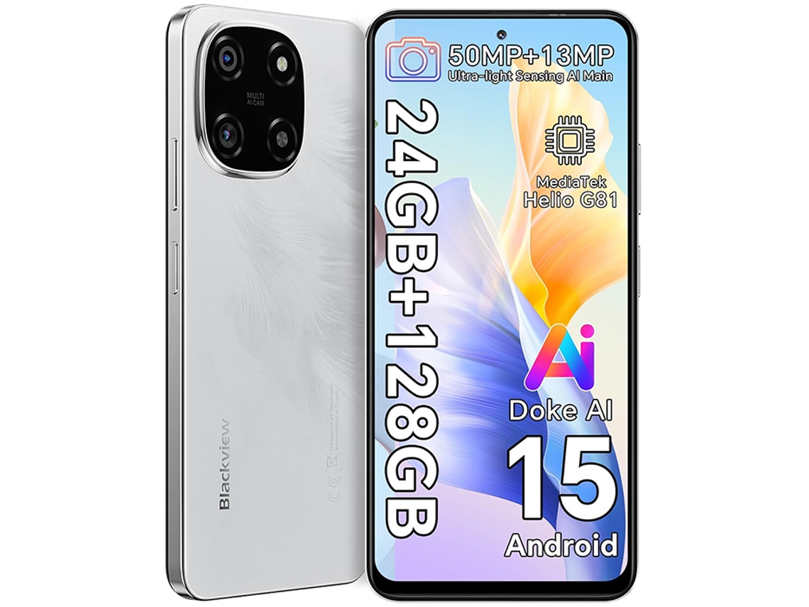 Smartphone BLACKVIEW COLOR 6 (6.67'' - 24 GB - 256 GB - Branco)