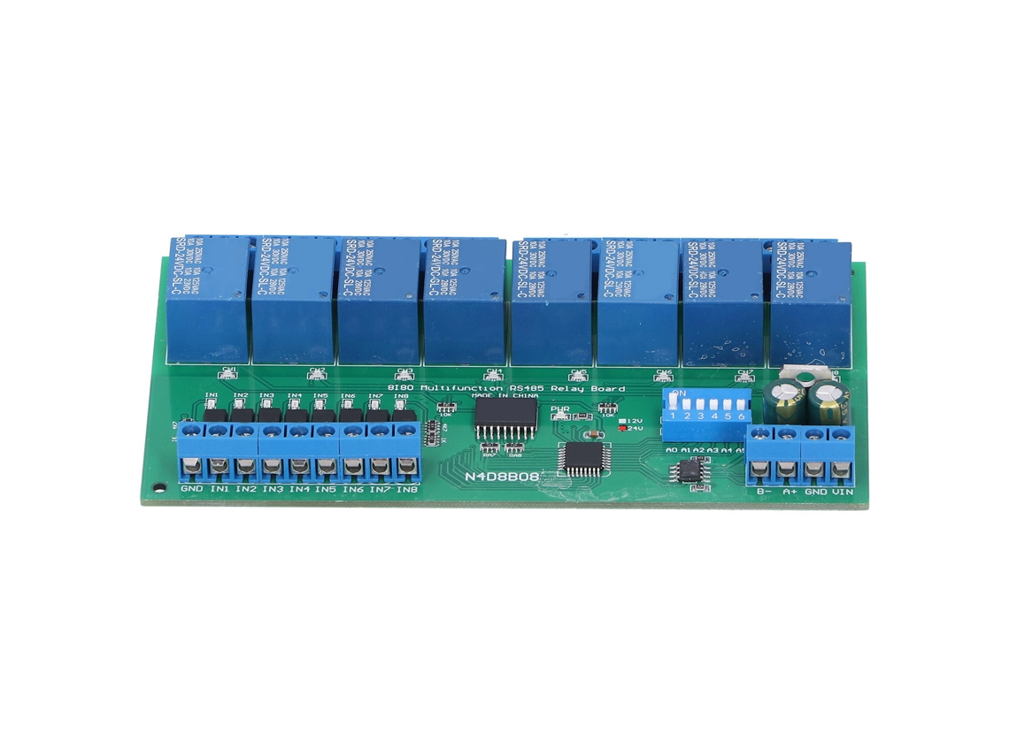 Placa Expansão Relés 8 Entradas/saídas Rs485