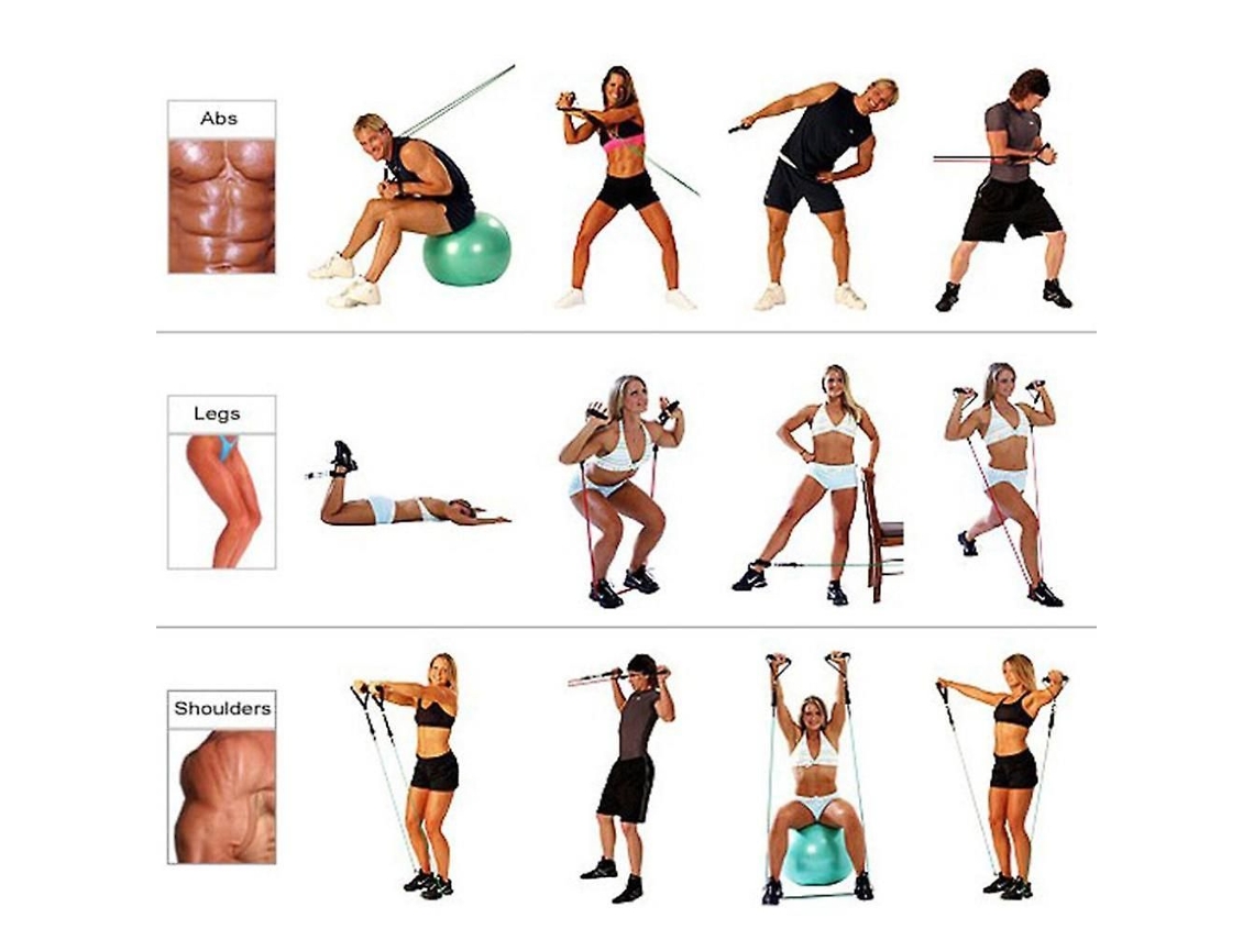 Conjunto de Cintas para Flexão Isquiotibiais, Portátil e Ajustável, Exercícios Abdominais na Porta, Ideal P Ara Tre Inar em Casa, no Trabal GOKOCO
