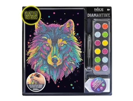 Pintar por Números Diamantiny Wolf Pop II Animal 96027 Nicep25
