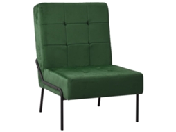 Vidaxl Cadeira De Descanso 65x79x87 Cm Veludo Verde-escuro