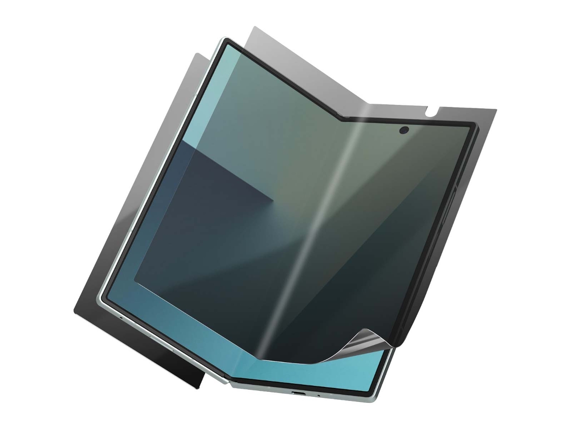 Avizar Película Flexível Galaxy Z Fold 7 Proteção De Tela Frontal Traseira Confidencial Preto Transparente