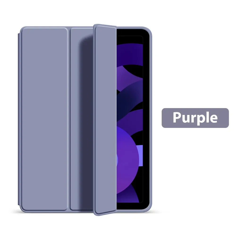 Capa Para Ipad A16 Tpu Flip Tri Fold Com Suporte Magnético E Capa Para Tablet Apple Ipad 11 2025 Para Ipad 11ª Geração A3355 Roxo