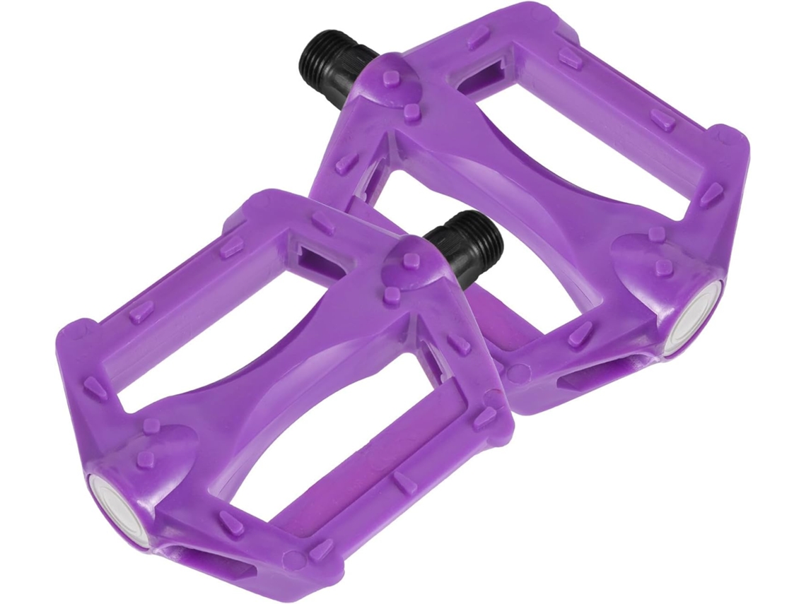 1 par de pedais de bicicleta em plástico e ferro. Design Platform