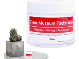 Gel Fixador Transparente Removível Para Museu, 150ml, Inodoro.
