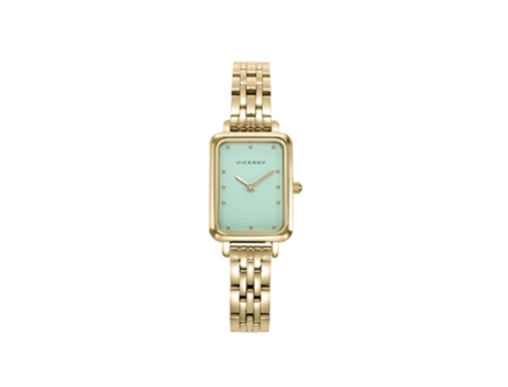 Reloj Mujer VICEROY Kiss 401220-67 – Acero Dorado Verde 20X26Mm