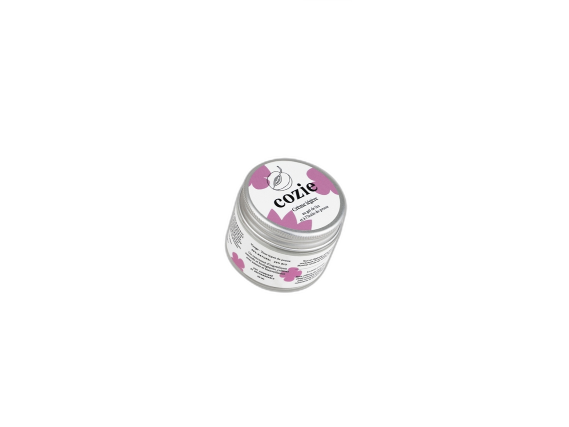 Creme de Dia Leve com Gel de Linho e Óleo de Ameixa COZIE 30Ml