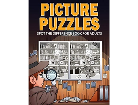 Livro Picture Puzzles Spot the Difference Book for Adults de Game Nest (Inglês)
